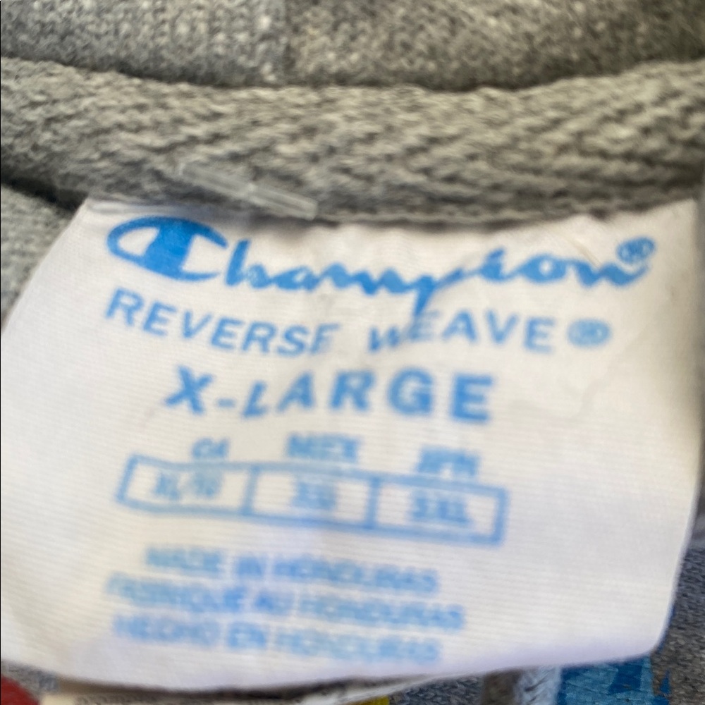 Champion brand collaboration with Sesame Street gray reverse weave hoodie XL - Picture 7 of 8